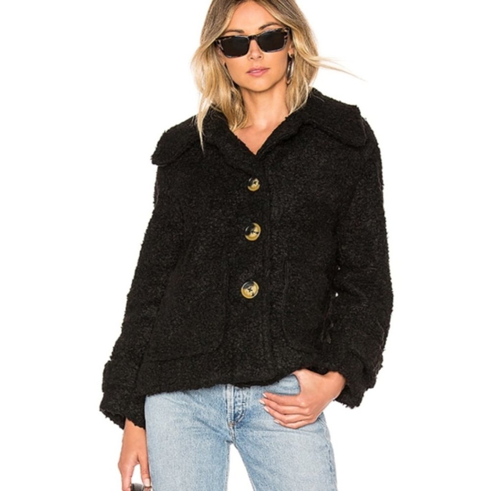 Free People So Soft Faux Shearling Teddy Coat.XS,L - Picture 2 of 9